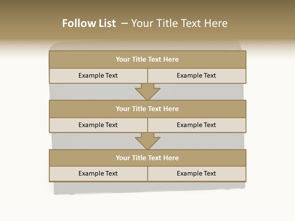Picture Of Black Portfolio Case On White Background PowerPoint Template