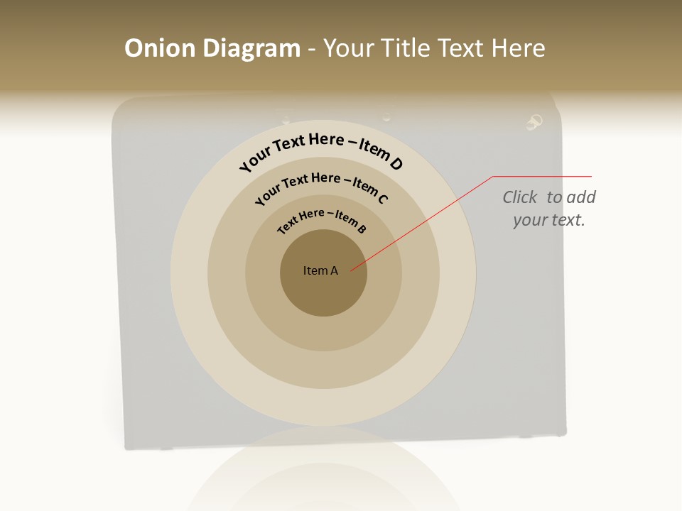 Picture Of Black Portfolio Case On White Background PowerPoint Template