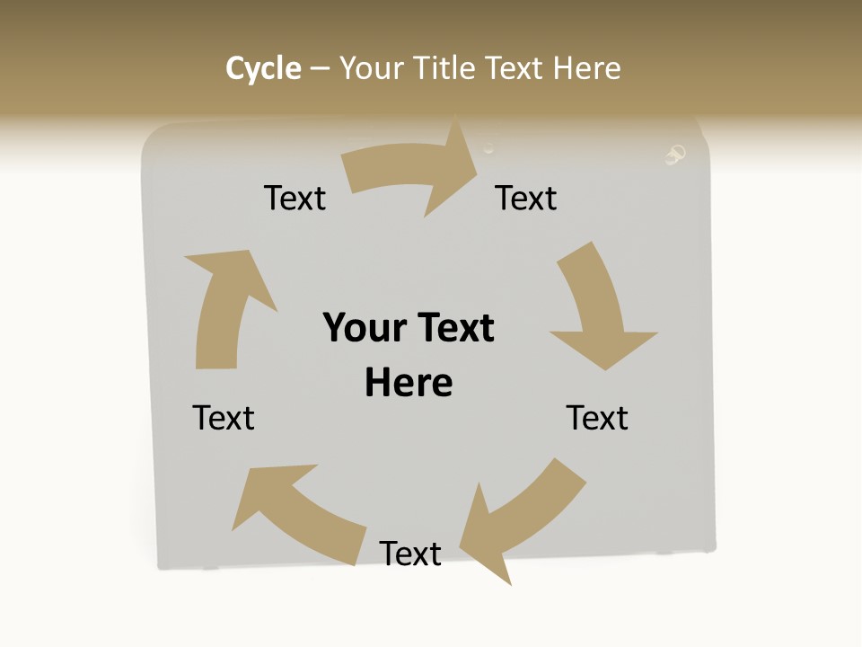 Picture Of Black Portfolio Case On White Background PowerPoint Template