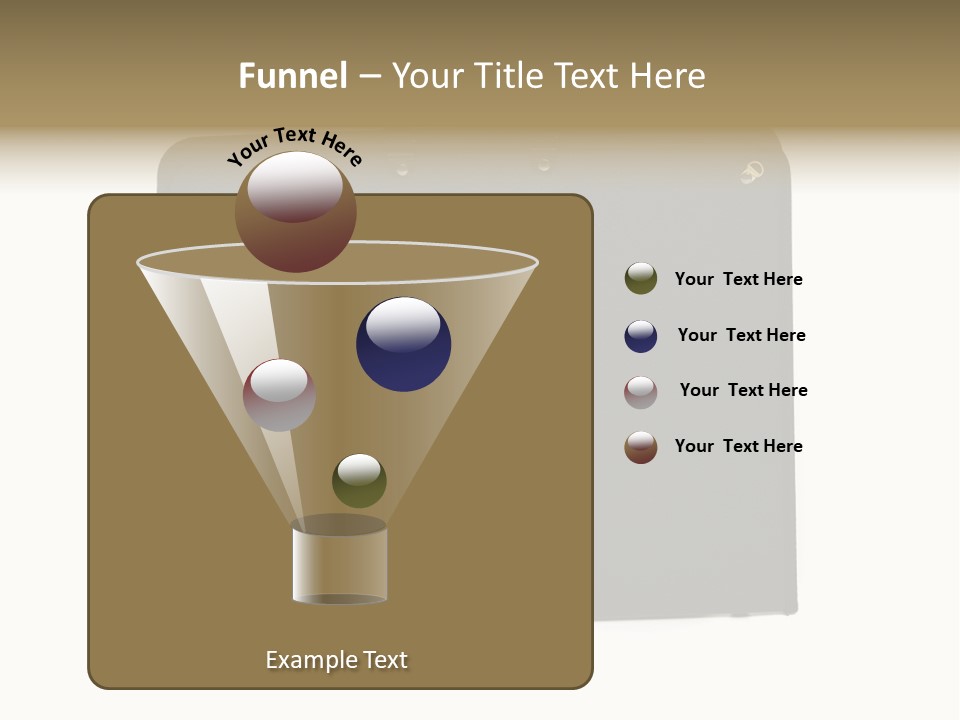 Picture Of Black Portfolio Case On White Background PowerPoint Template