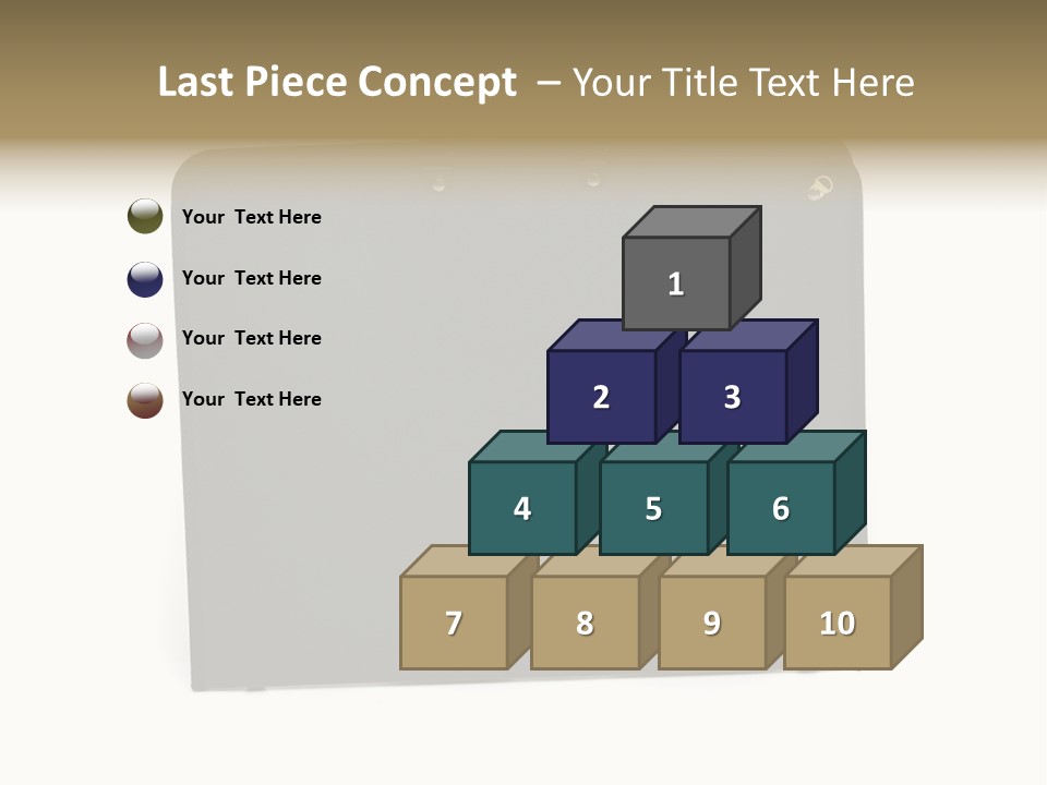 Picture Of Black Portfolio Case On White Background PowerPoint Template