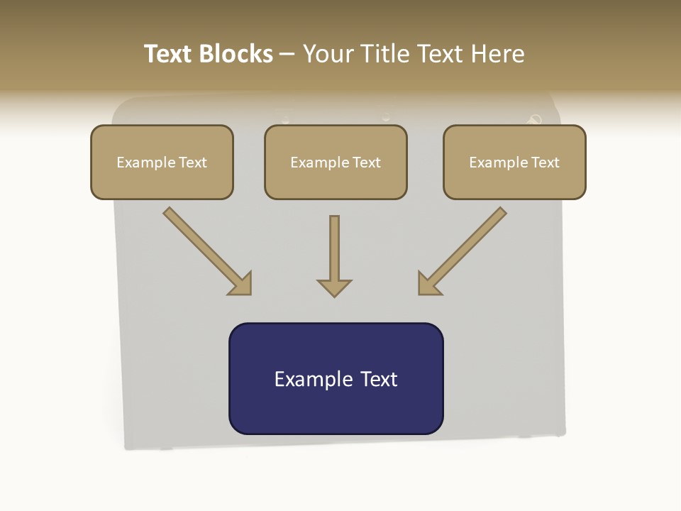 Picture Of Black Portfolio Case On White Background PowerPoint Template