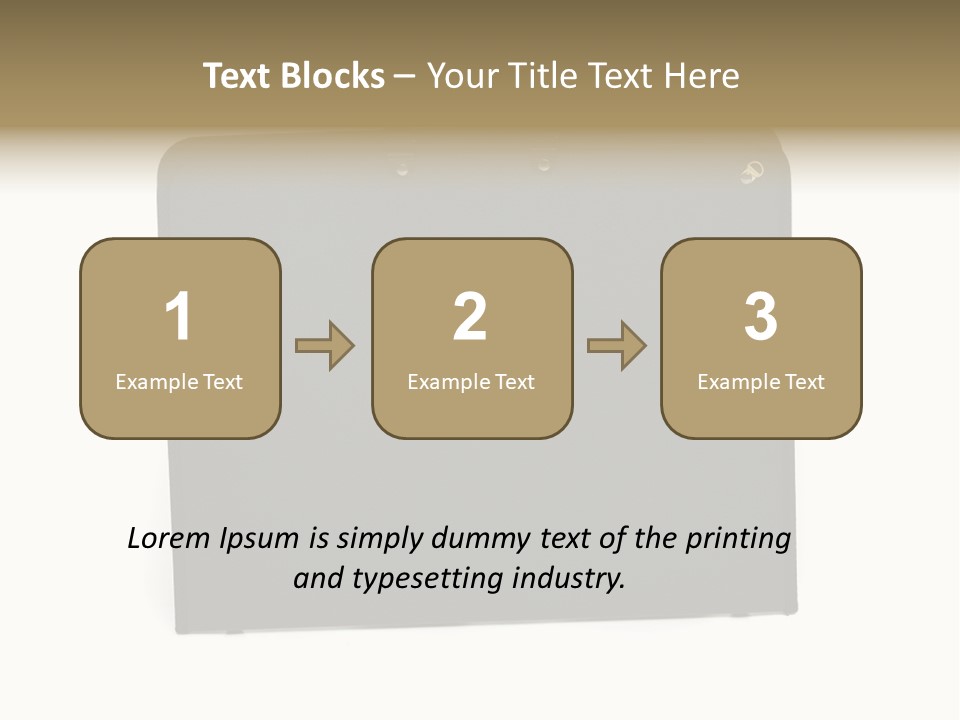 Picture Of Black Portfolio Case On White Background PowerPoint Template