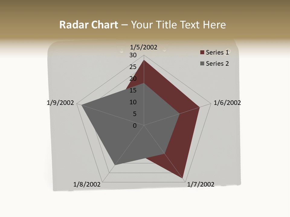 Picture Of Black Portfolio Case On White Background PowerPoint Template