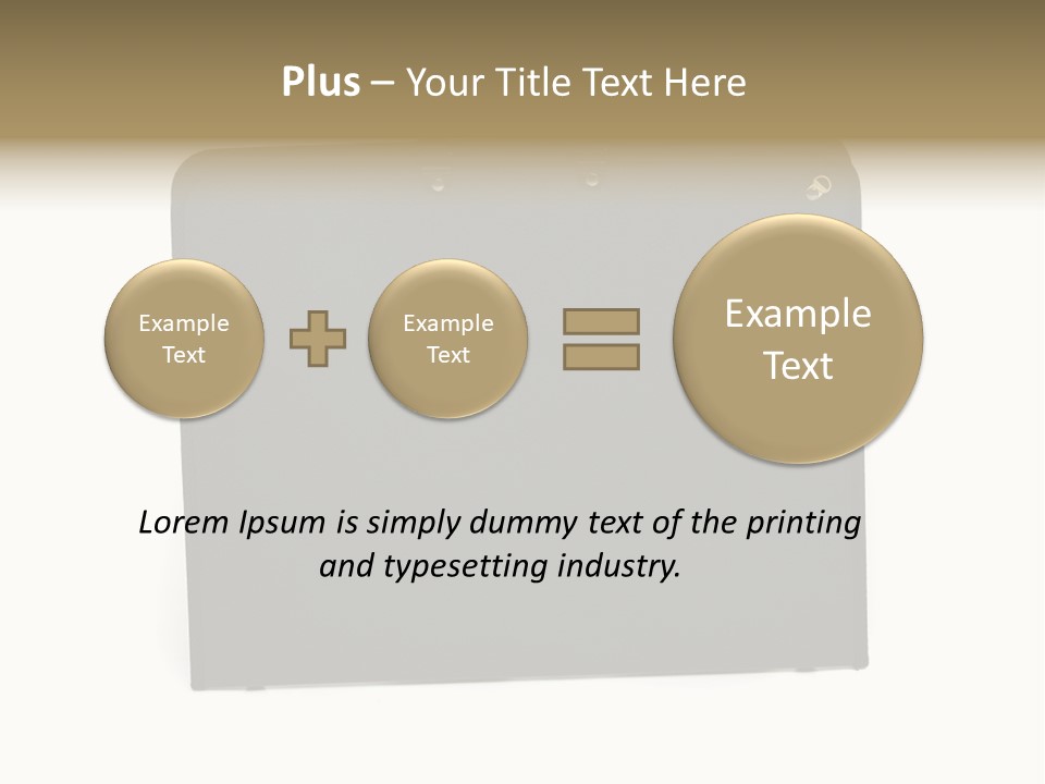 Picture Of Black Portfolio Case On White Background PowerPoint Template