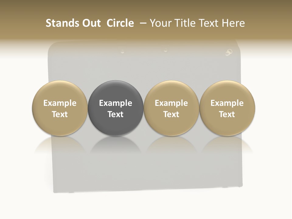 Picture Of Black Portfolio Case On White Background PowerPoint Template