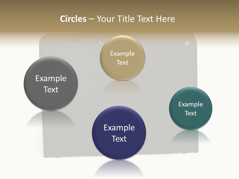 Picture Of Black Portfolio Case On White Background PowerPoint Template