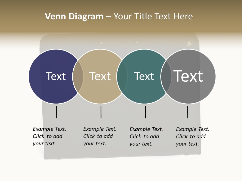 Picture Of Black Portfolio Case On White Background PowerPoint Template