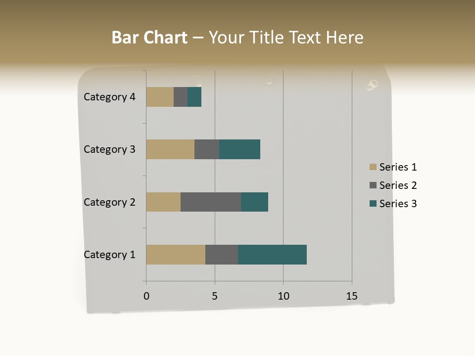 Picture Of Black Portfolio Case On White Background PowerPoint Template