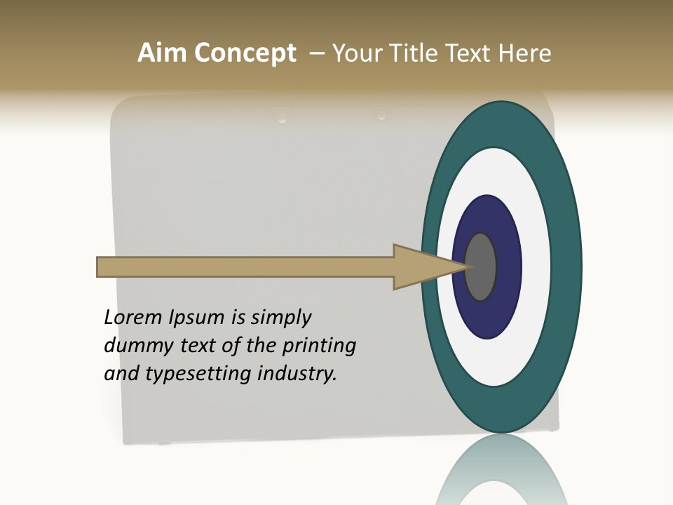 Picture Of Black Portfolio Case On White Background PowerPoint Template