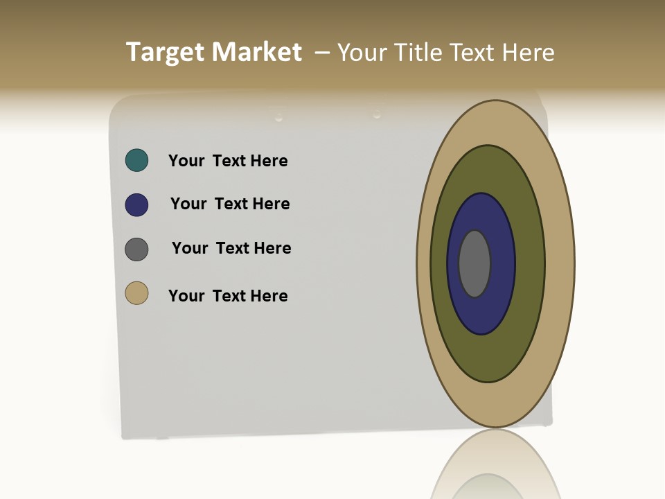 Picture Of Black Portfolio Case On White Background PowerPoint Template