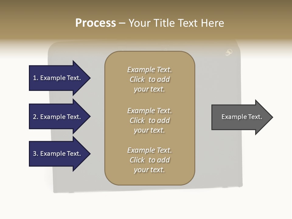 Picture Of Black Portfolio Case On White Background PowerPoint Template