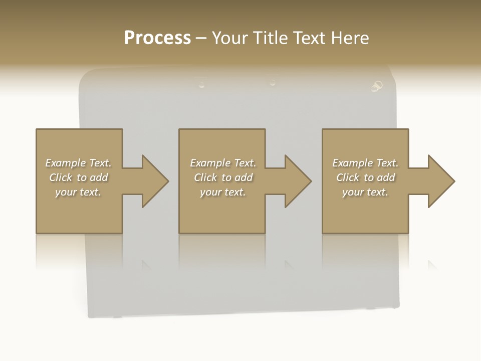 Picture Of Black Portfolio Case On White Background PowerPoint Template