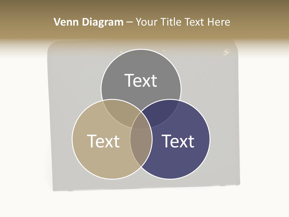 Picture Of Black Portfolio Case On White Background PowerPoint Template