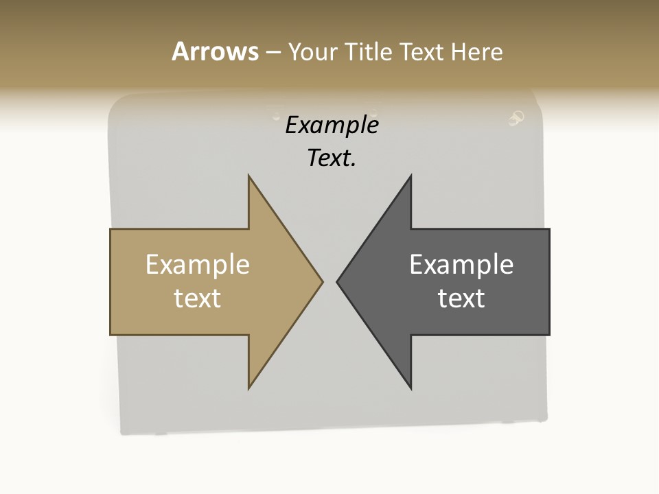 Picture Of Black Portfolio Case On White Background PowerPoint Template