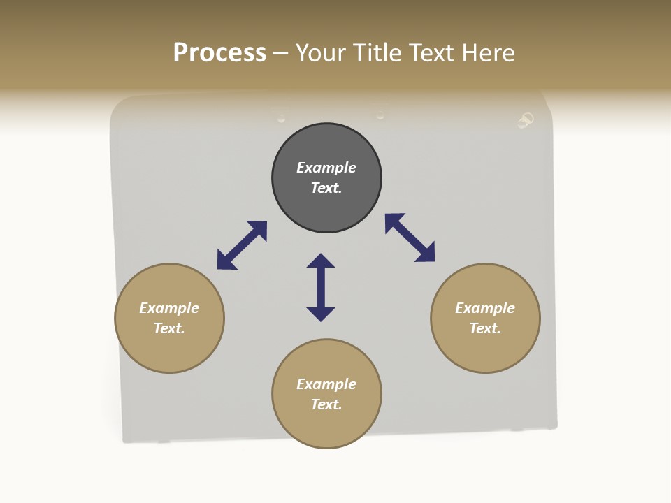 Picture Of Black Portfolio Case On White Background PowerPoint Template