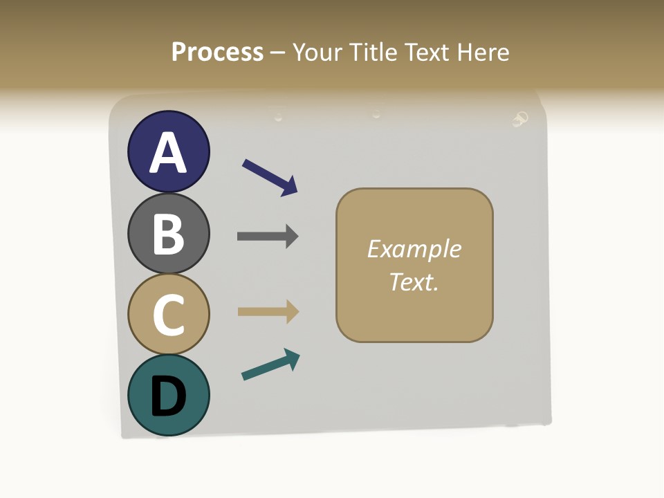 Picture Of Black Portfolio Case On White Background PowerPoint Template