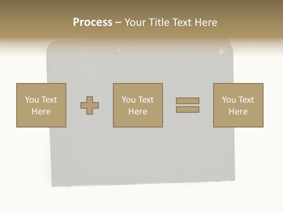 Picture Of Black Portfolio Case On White Background PowerPoint Template
