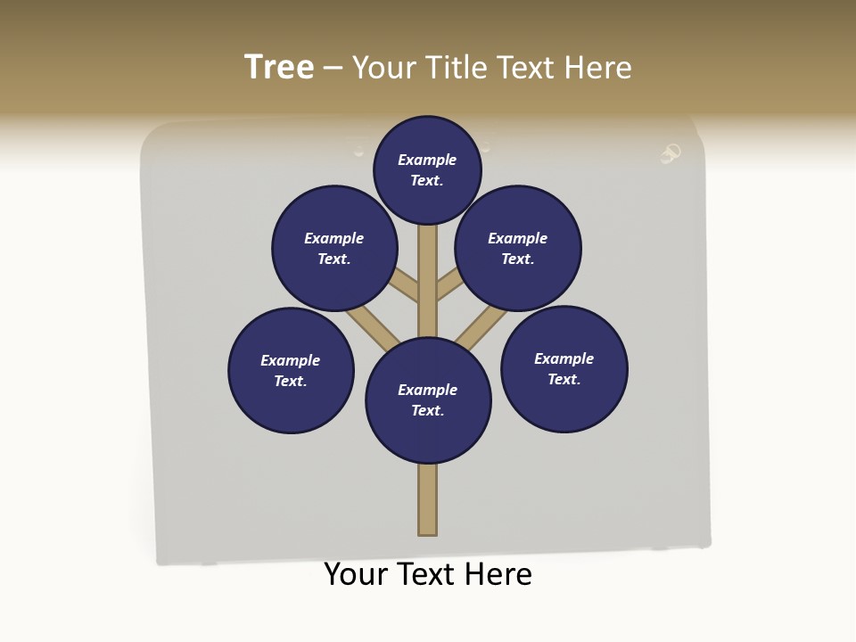 Picture Of Black Portfolio Case On White Background PowerPoint Template