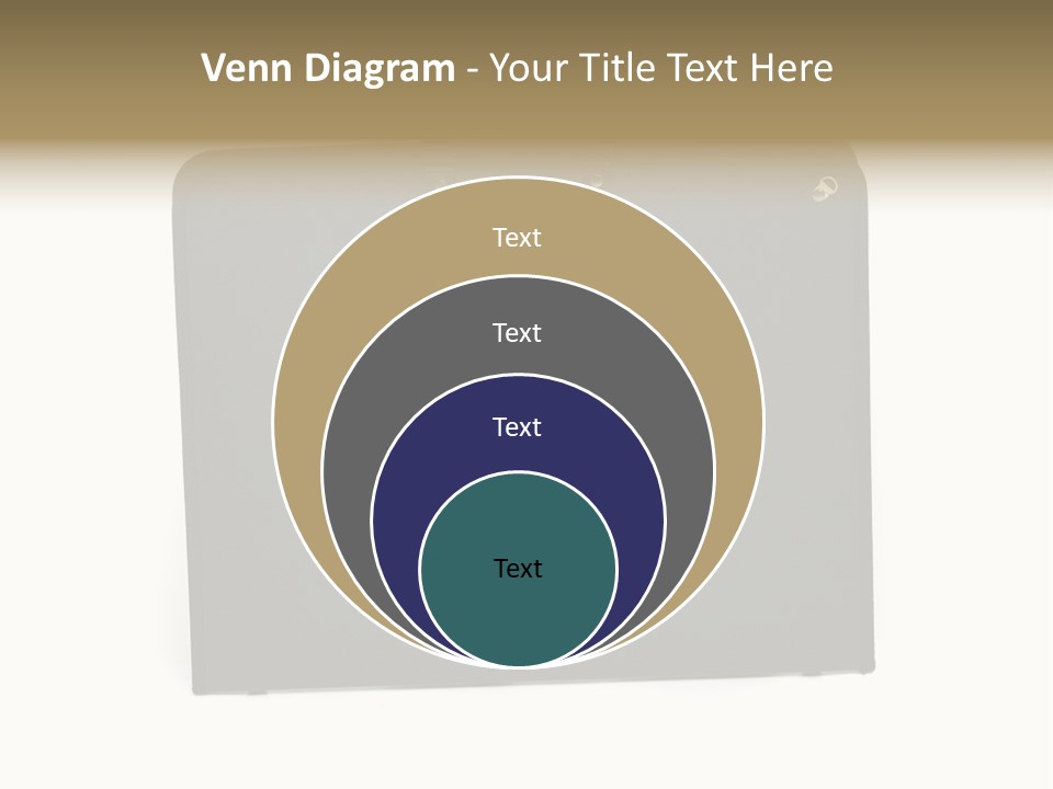 Picture Of Black Portfolio Case On White Background PowerPoint Template