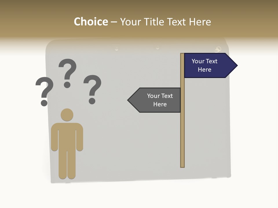 Picture Of Black Portfolio Case On White Background PowerPoint Template