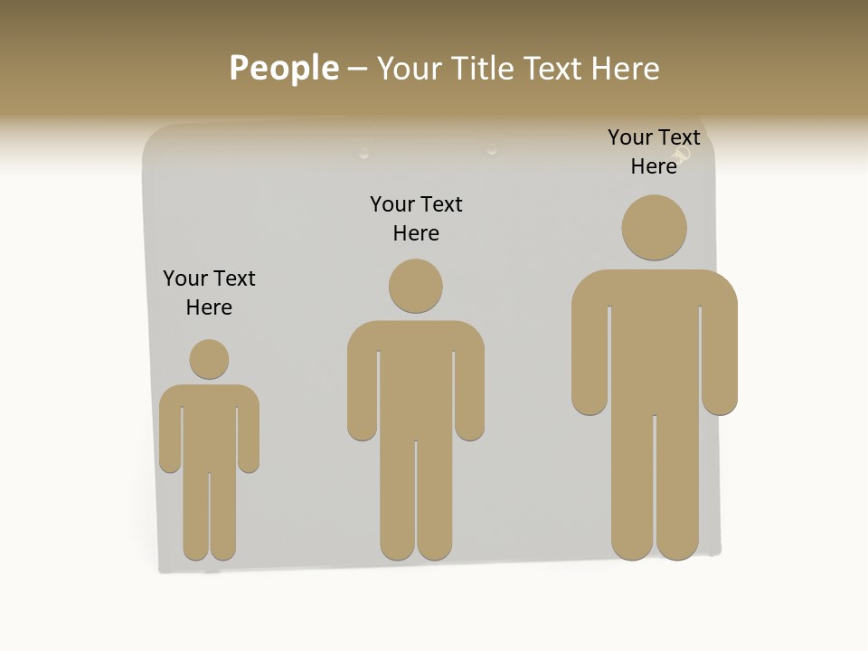 Picture Of Black Portfolio Case On White Background PowerPoint Template