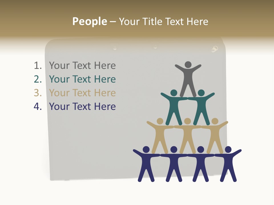 Picture Of Black Portfolio Case On White Background PowerPoint Template