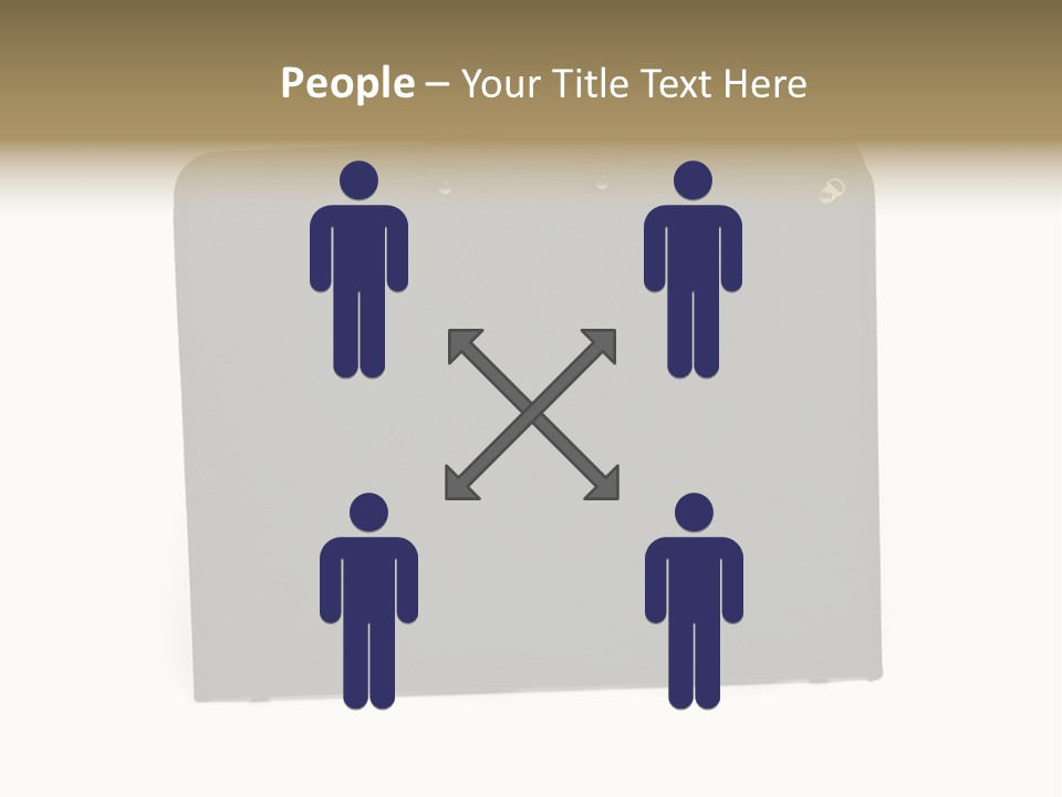 Picture Of Black Portfolio Case On White Background PowerPoint Template