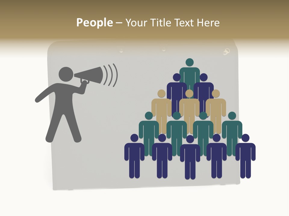 Picture Of Black Portfolio Case On White Background PowerPoint Template