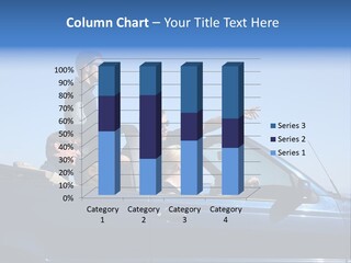 Group Of Young People In Convertible Car PowerPoint Template