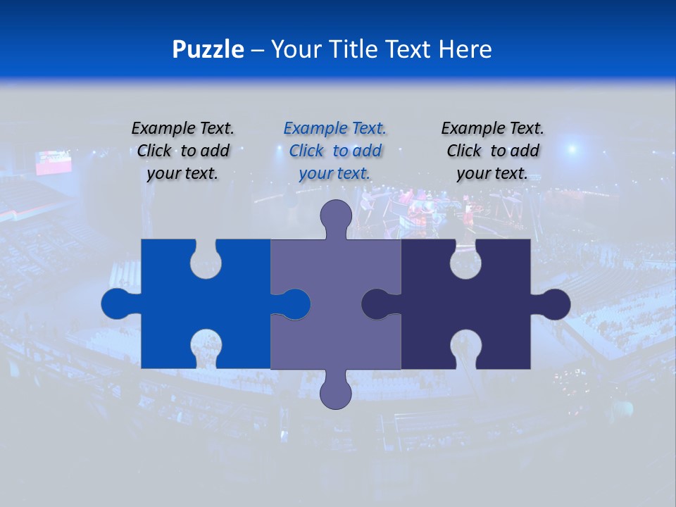 Concert On The Stadium Pano PowerPoint Template