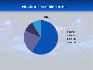 Concert On The Stadium Pano PowerPoint Template