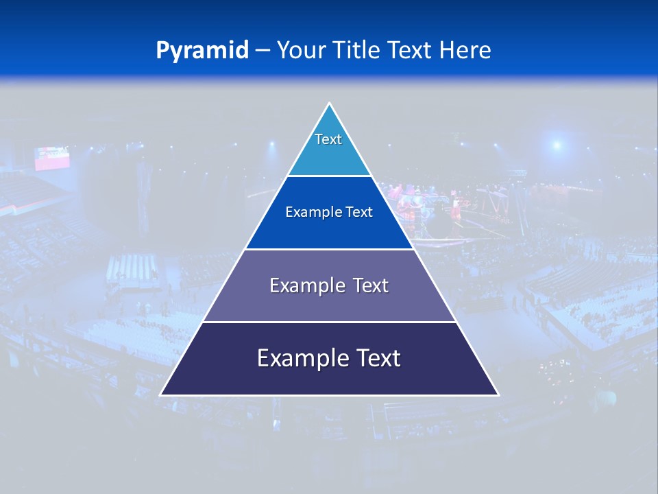 Concert On The Stadium Pano PowerPoint Template