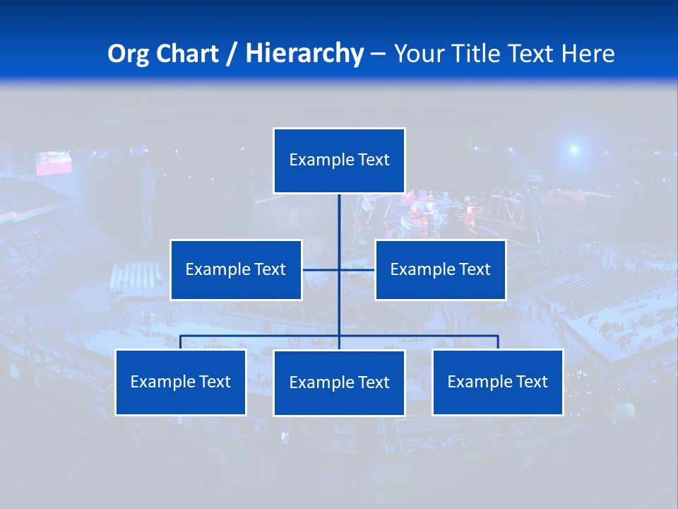 Concert On The Stadium Pano PowerPoint Template