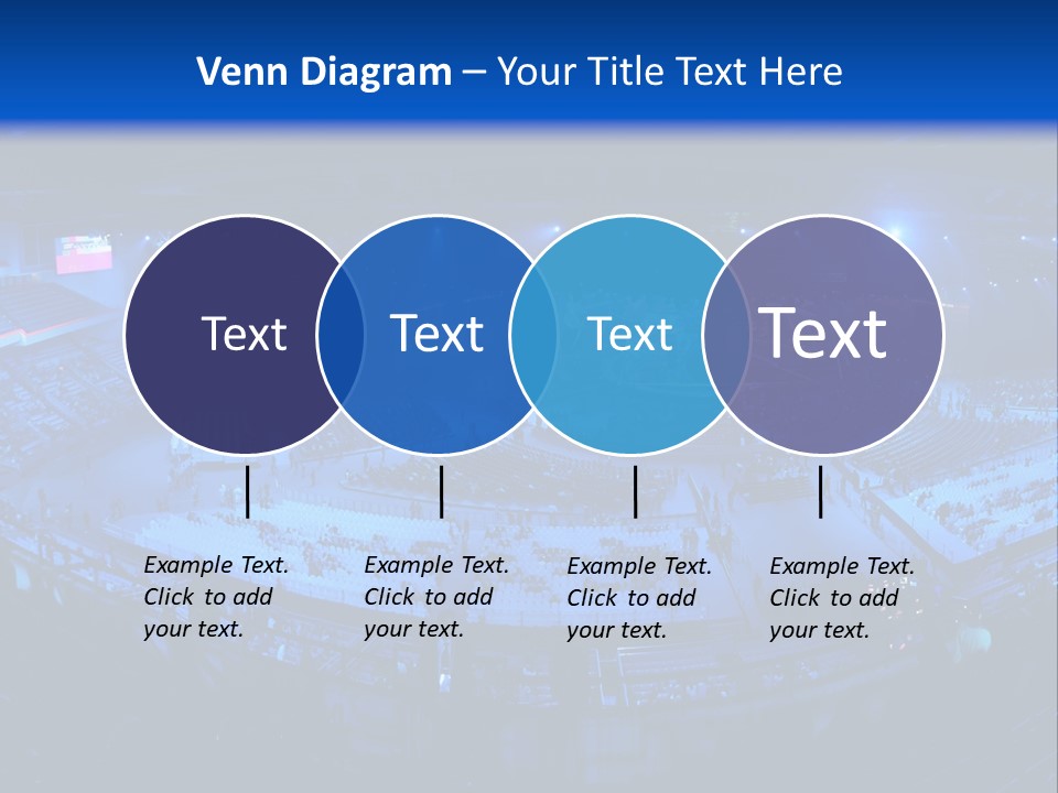 Concert On The Stadium Pano PowerPoint Template