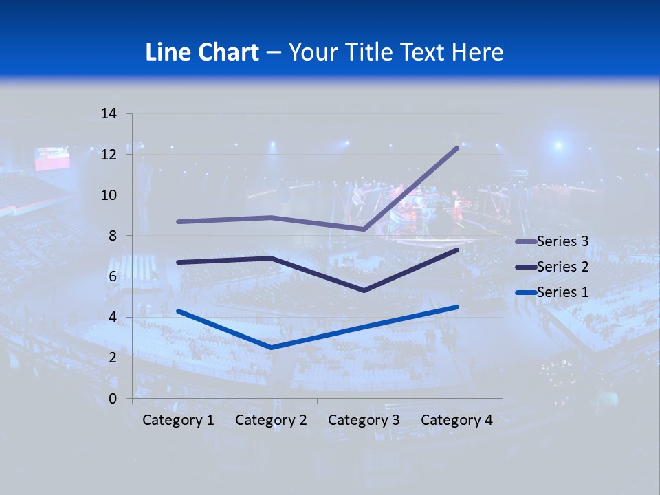Concert On The Stadium Pano PowerPoint Template