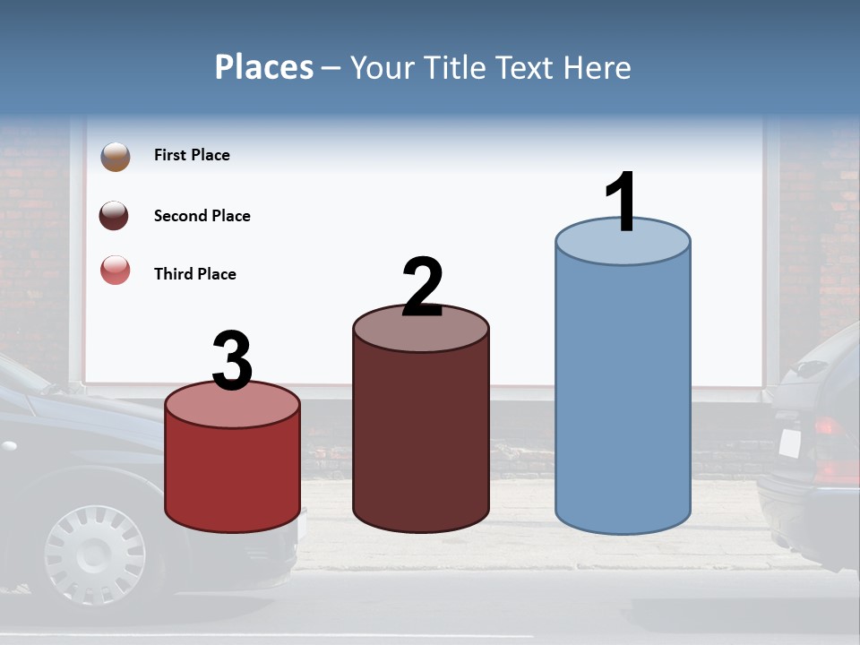 Billboard In The Street PowerPoint Template