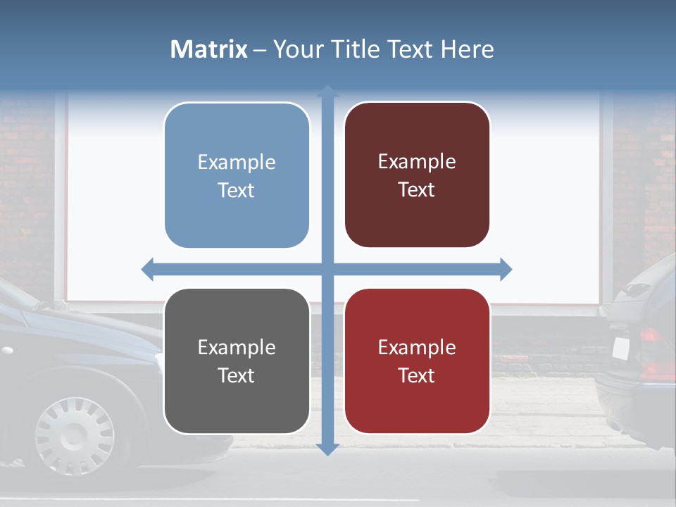 Billboard In The Street PowerPoint Template