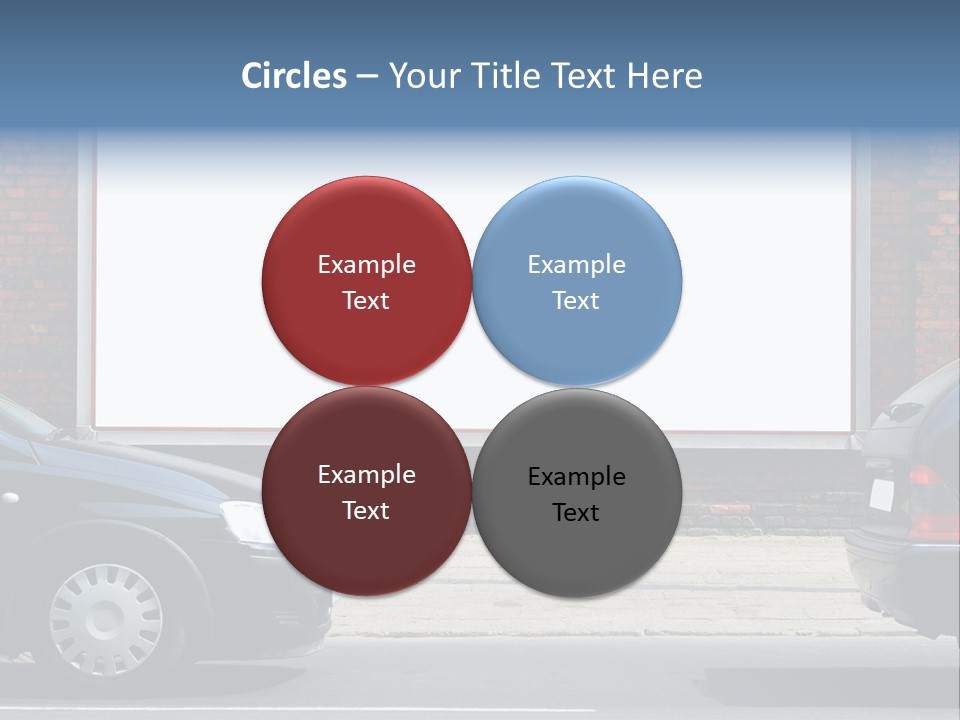 Billboard In The Street PowerPoint Template