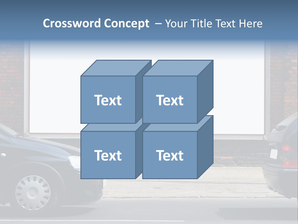 Billboard In The Street PowerPoint Template