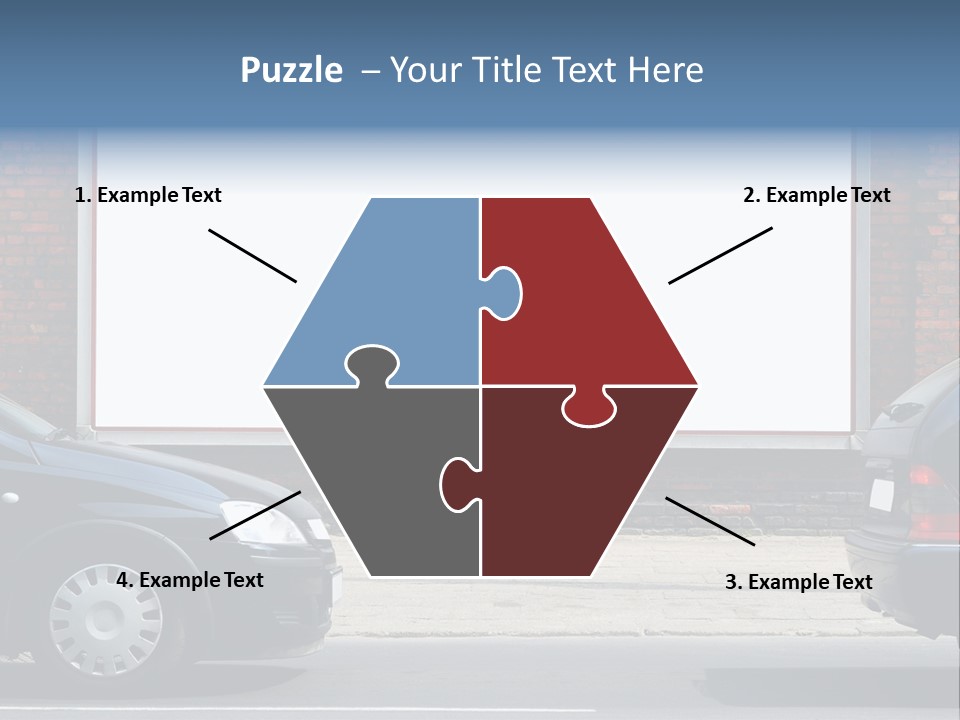 Billboard In The Street PowerPoint Template