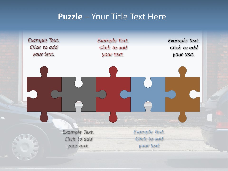 Billboard In The Street PowerPoint Template