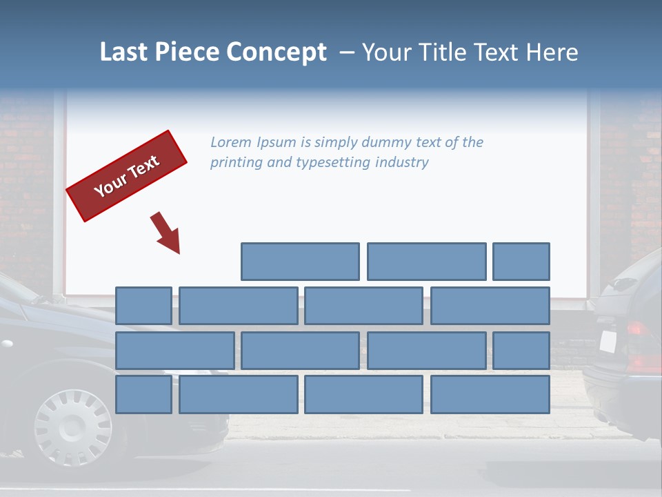 Billboard In The Street PowerPoint Template
