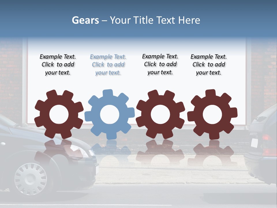 Billboard In The Street PowerPoint Template