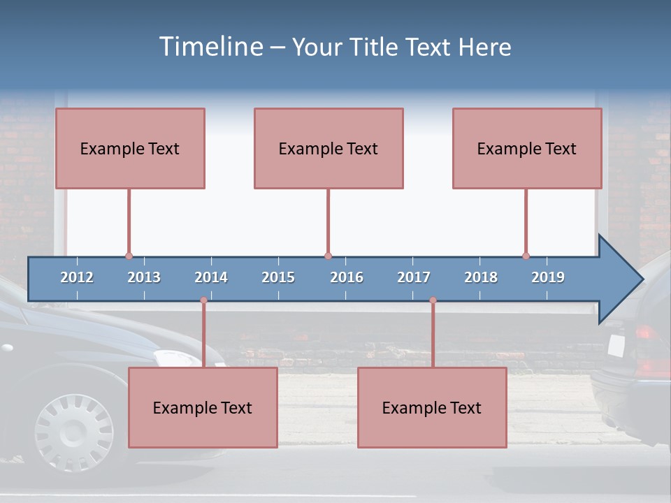 Billboard In The Street PowerPoint Template