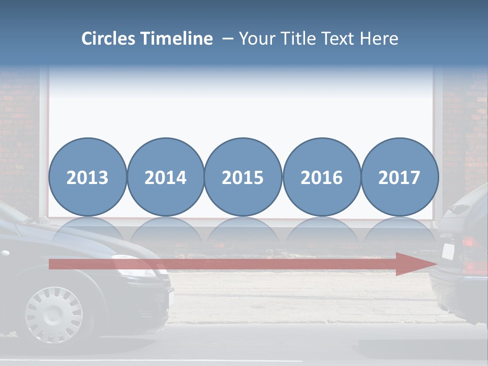 Billboard In The Street PowerPoint Template