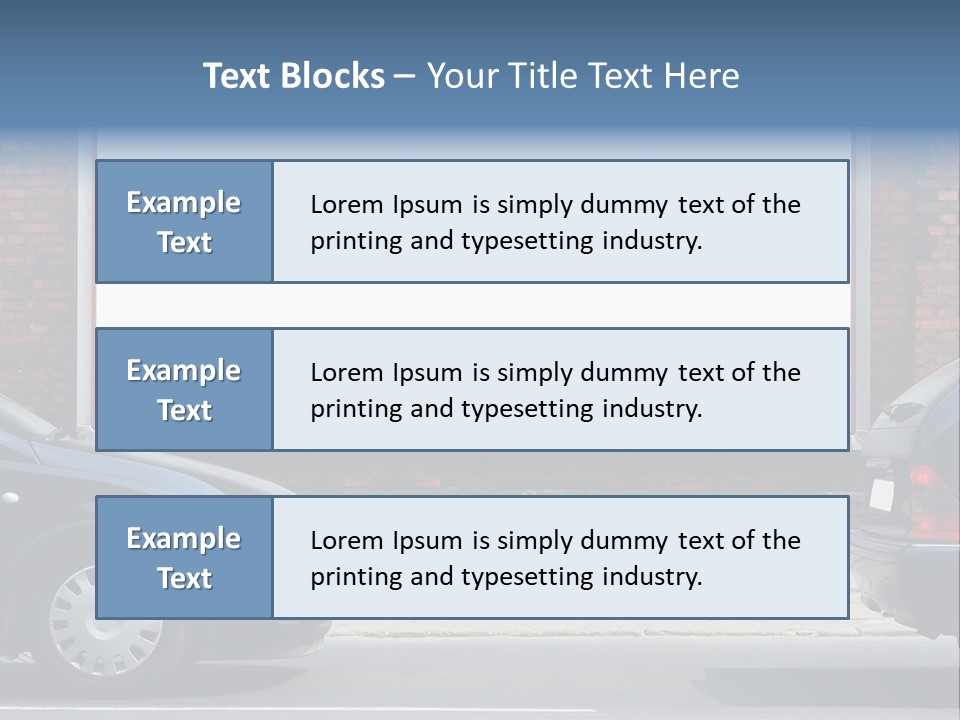 Billboard In The Street PowerPoint Template