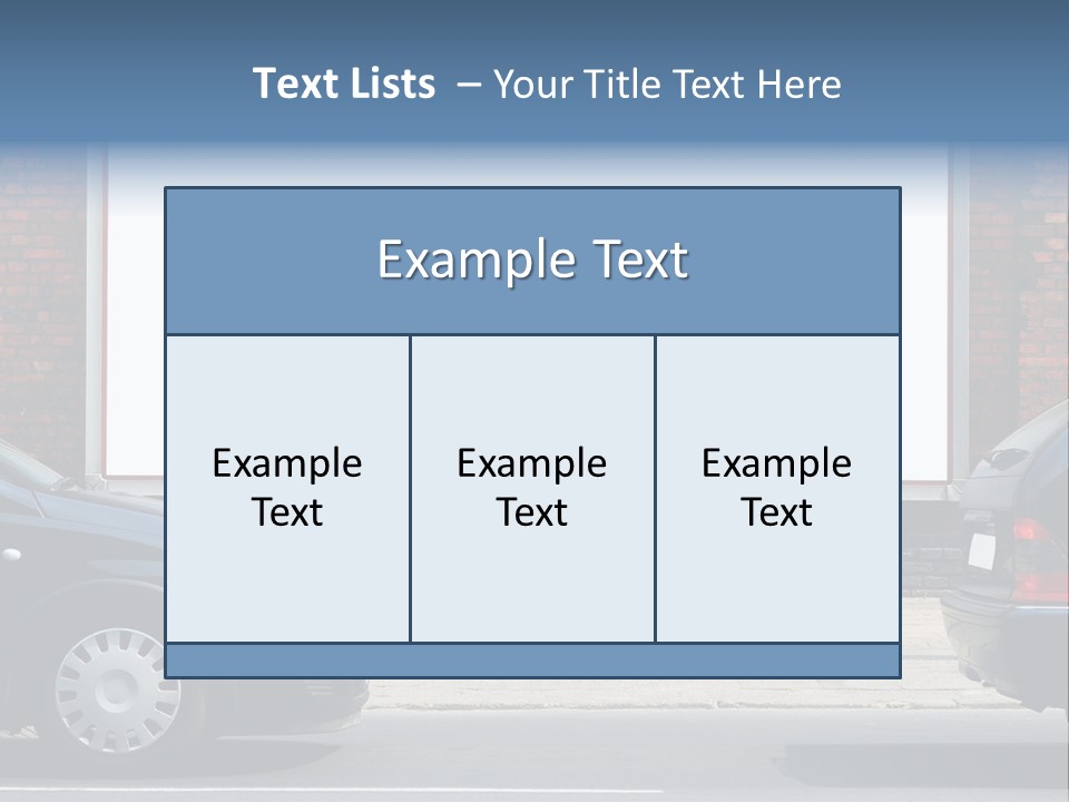 Billboard In The Street PowerPoint Template