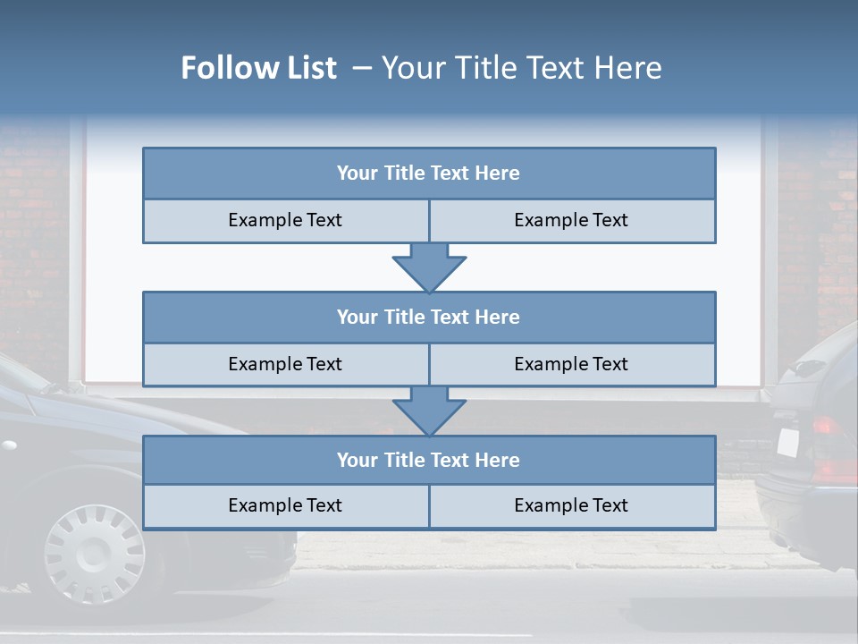 Billboard In The Street PowerPoint Template
