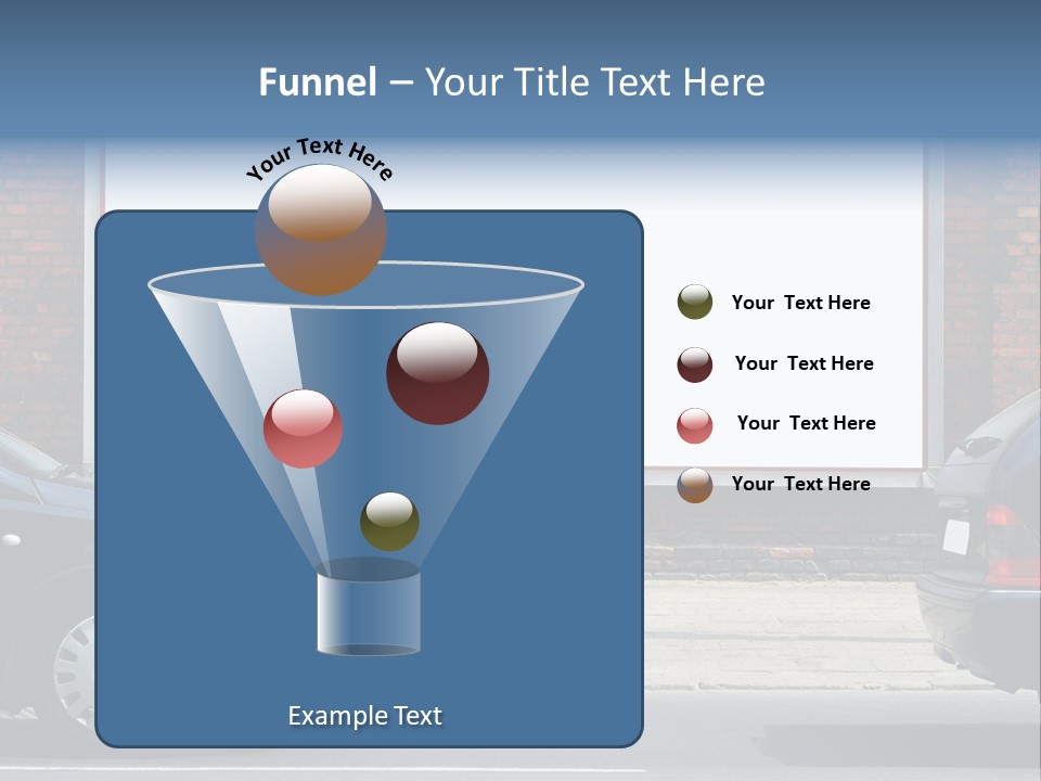 Billboard In The Street PowerPoint Template